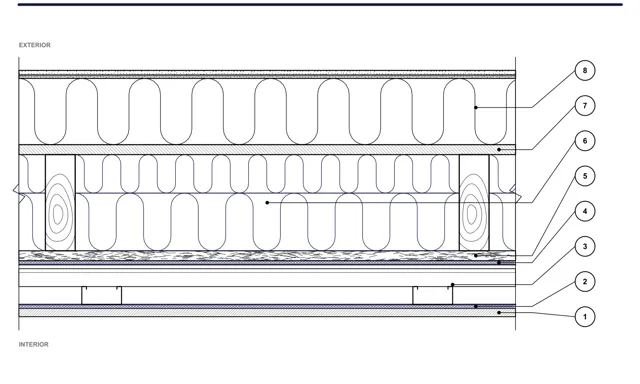 CAD detail ISO-PER-03: Vnější stěna — omítka