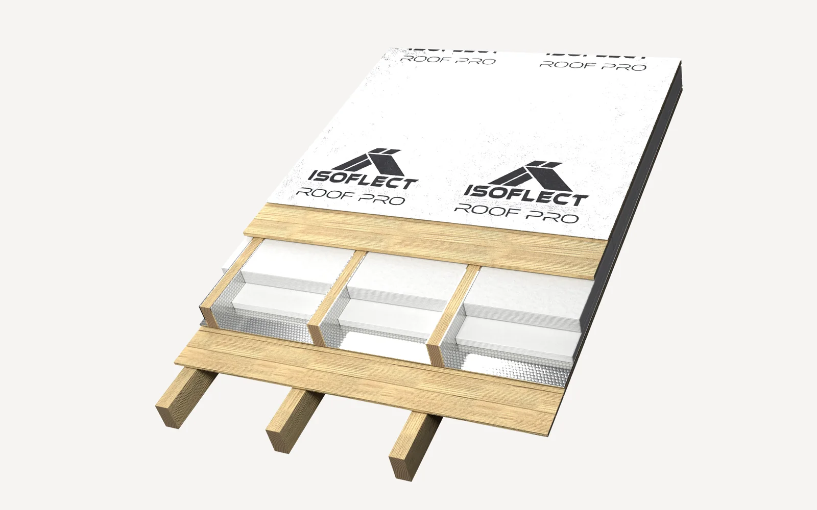 Montáž, krok 5: difuzní fólie: Roof Pro nebo Roof Optim