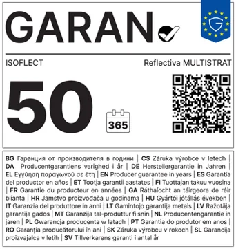 Záruční štítek GARAN Reflectiva Multistrat