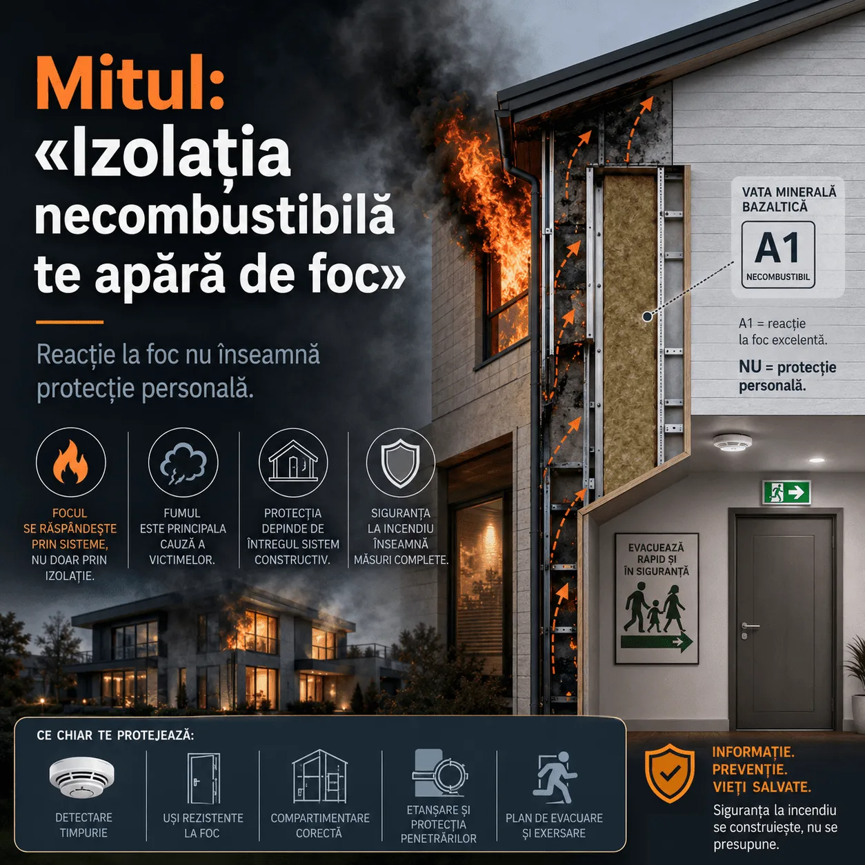 Mýtus, nebo realita? „Chrání nehořlavá izolace před požárem?"
